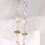 River of Pearls ~ Citrine Earrings
