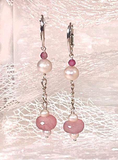 River of Pearls Rose Quartz