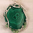 Malachite Woven Necklace detail