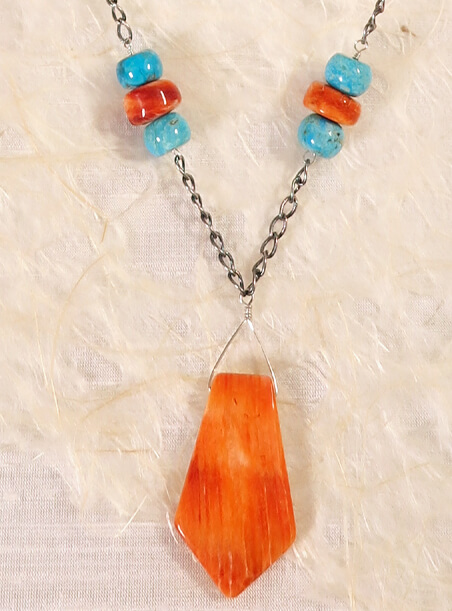 Spiney Oyster Pendant Necklace