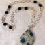 K2 Jasper and Onyx 16" necklace