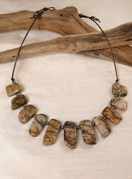Red Creek Jasper 11 Necklace