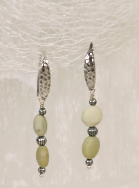 Butter Jasper Lentil Earrings