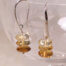 Citrine Stack Earrings detail
