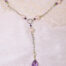 Amethyst, Peridot and Pearl Necklace